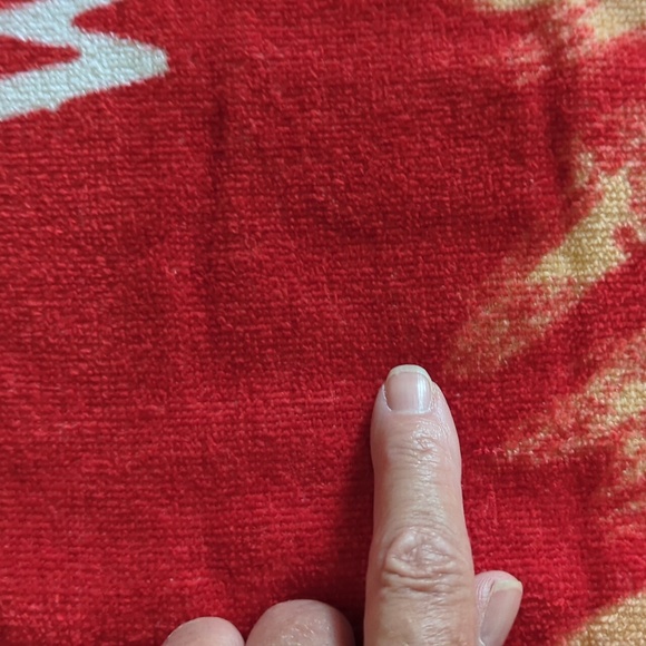 (2) Vintage Gone With the Wind Graphic Beach Bath Towels Red White Collectibles - Picture 9 of 16